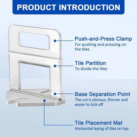 DGSL spacer clip allows easy disassembly after setting.