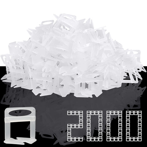 DGSL tile leveling 2000 clips ensure steady alignment for flawless walls and floors