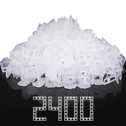 DGSL tile leveling clips 2400-pack for precise, lippage-free tile installations.