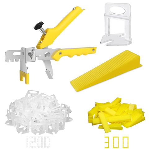 DGSL tile-leveling clips shown on packaging for quick installation.