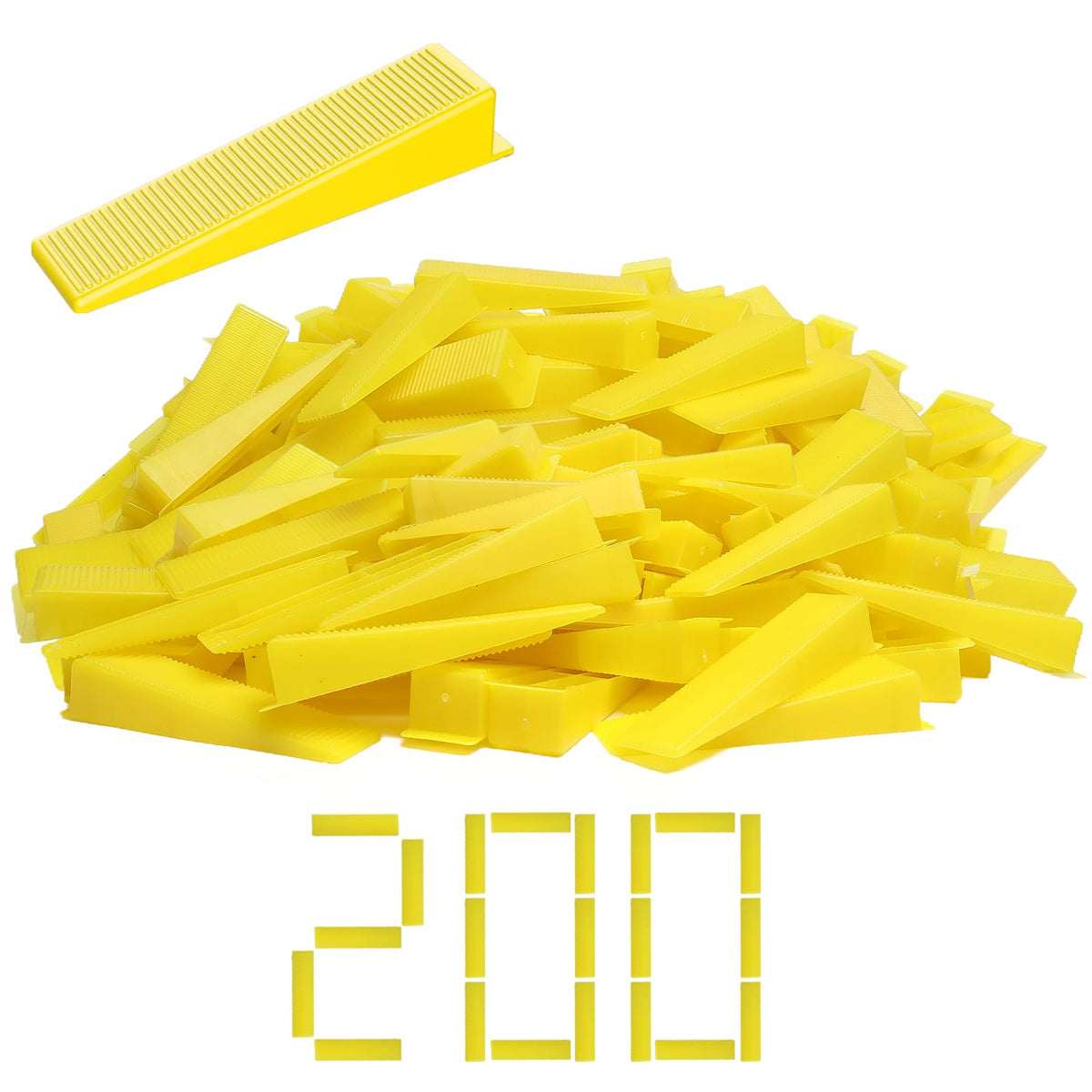 DGSL tile leveling wedges 200pcs for fast, consistent tile spacing during installation