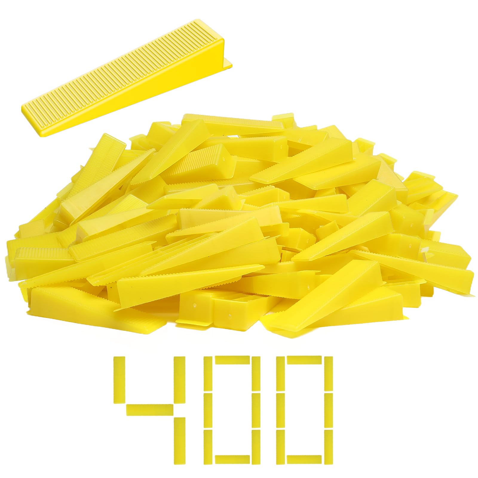 DGSL tile leveling wedges 400pcs kit for fast tile installation.
