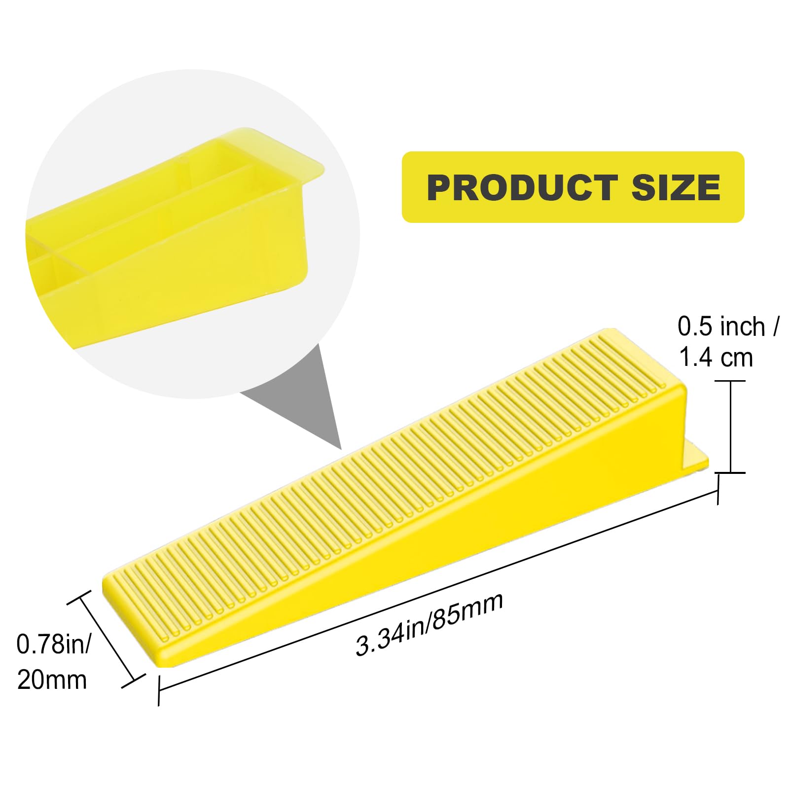 DGSL reusable wedges 400pcs provide durable support for multiple tile projects