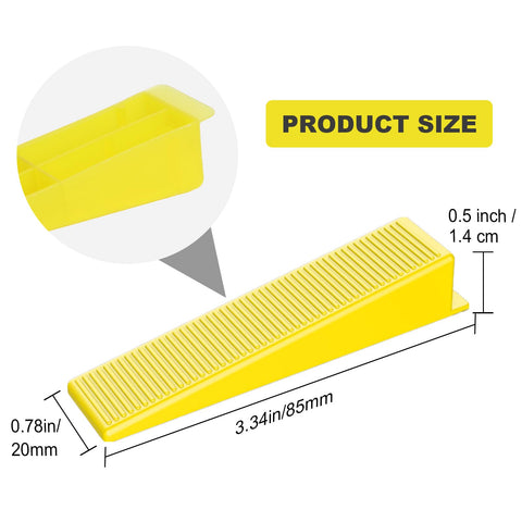 DGSL wedges in use with clips demonstrating easy installation and removal