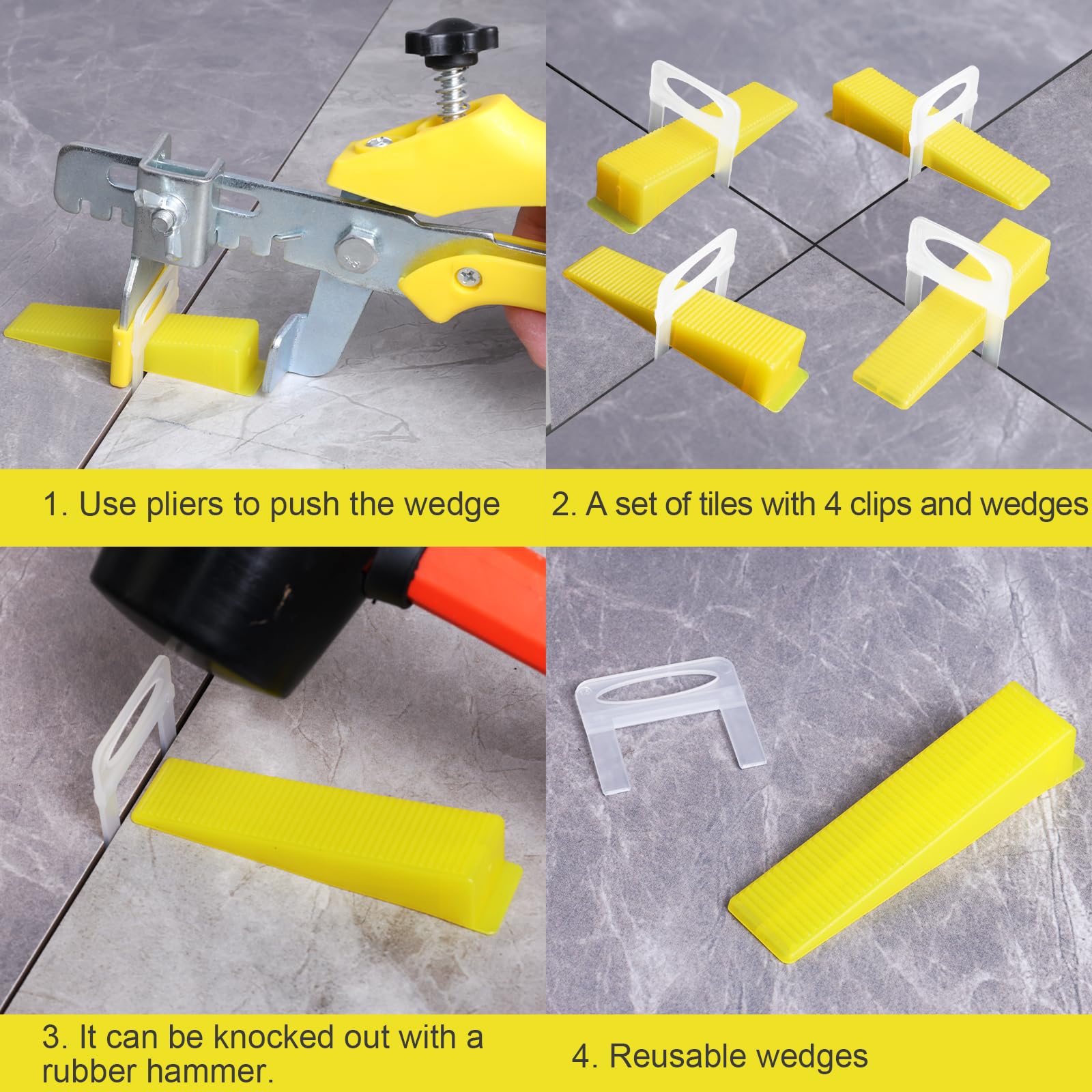 DGSL tile spacers 1/16 inch for fine spacing on delicate surfaces
