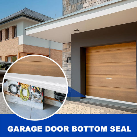 DGSL white finish blends with most exterior doors for discreet sealing.