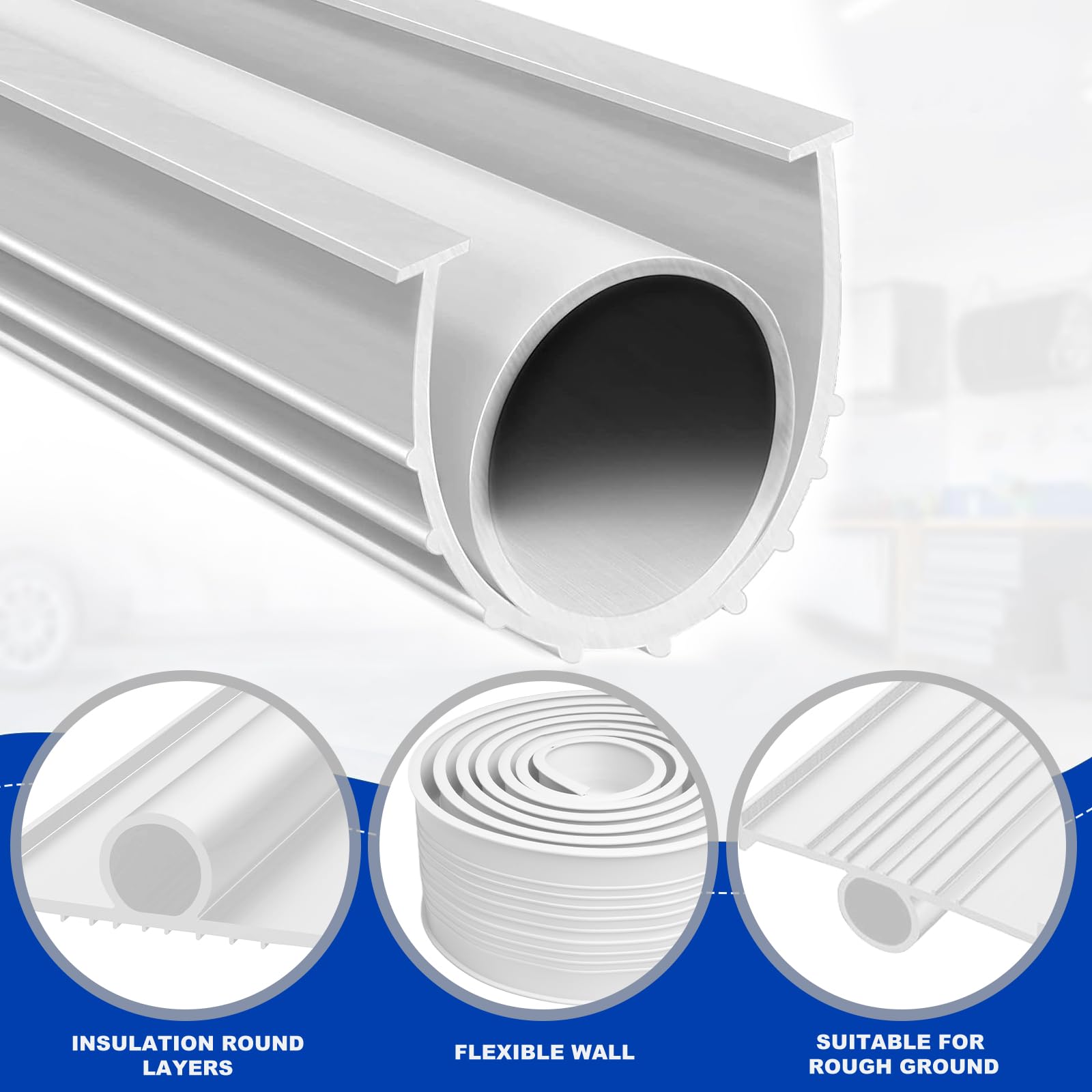 DGSL universal 5/16 inch T-end seal enables easy trim-to-fit installation.