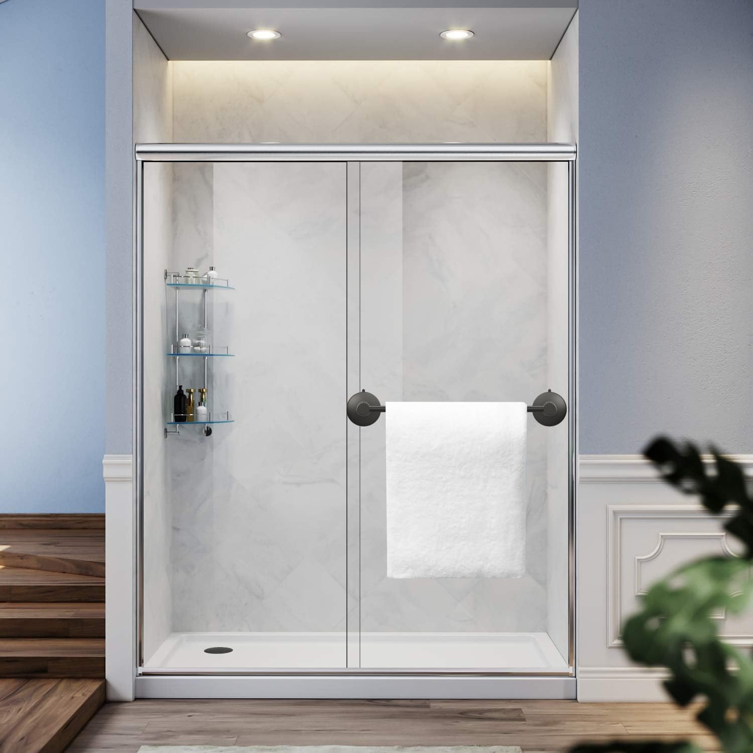 DGYB matte black finish adds modern style and corrosion resistance to your bathroom.