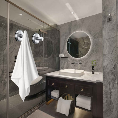 DGYB suction cup hook on glass or tile demonstrates strong hold.
