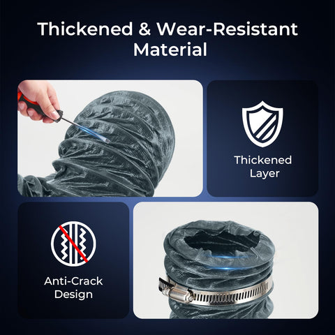 DHGBD ducting enables secure connections and efficient airflow.