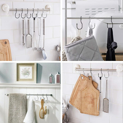 DHYLRICHER purse hanger small opening fits standard closet rods.