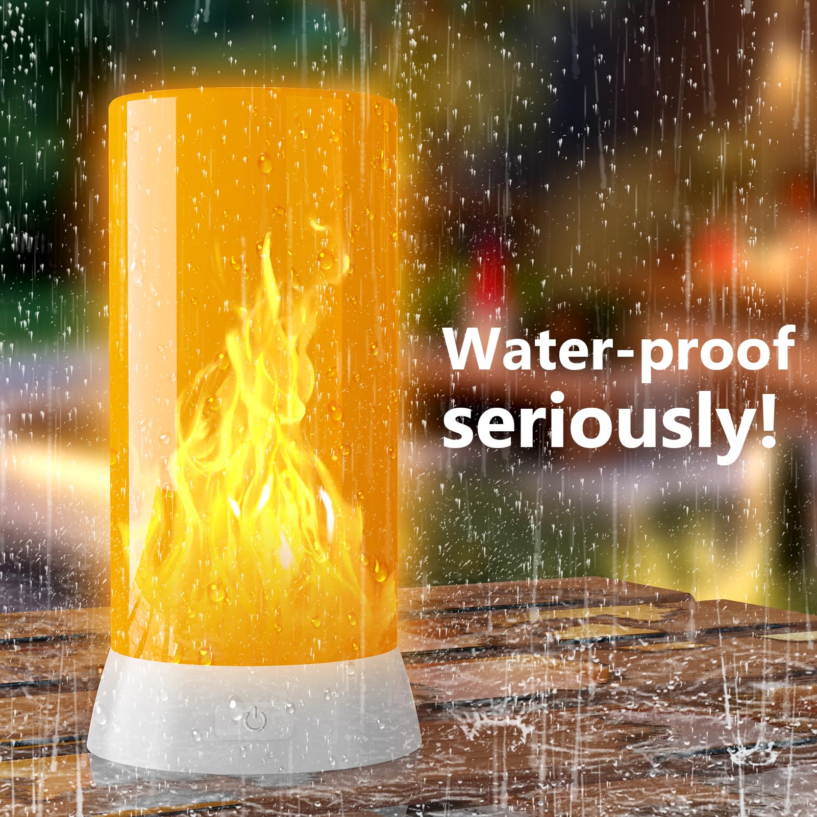 DI MORE flame light IP44 waterproof supports outdoor decorating in light rain or snow