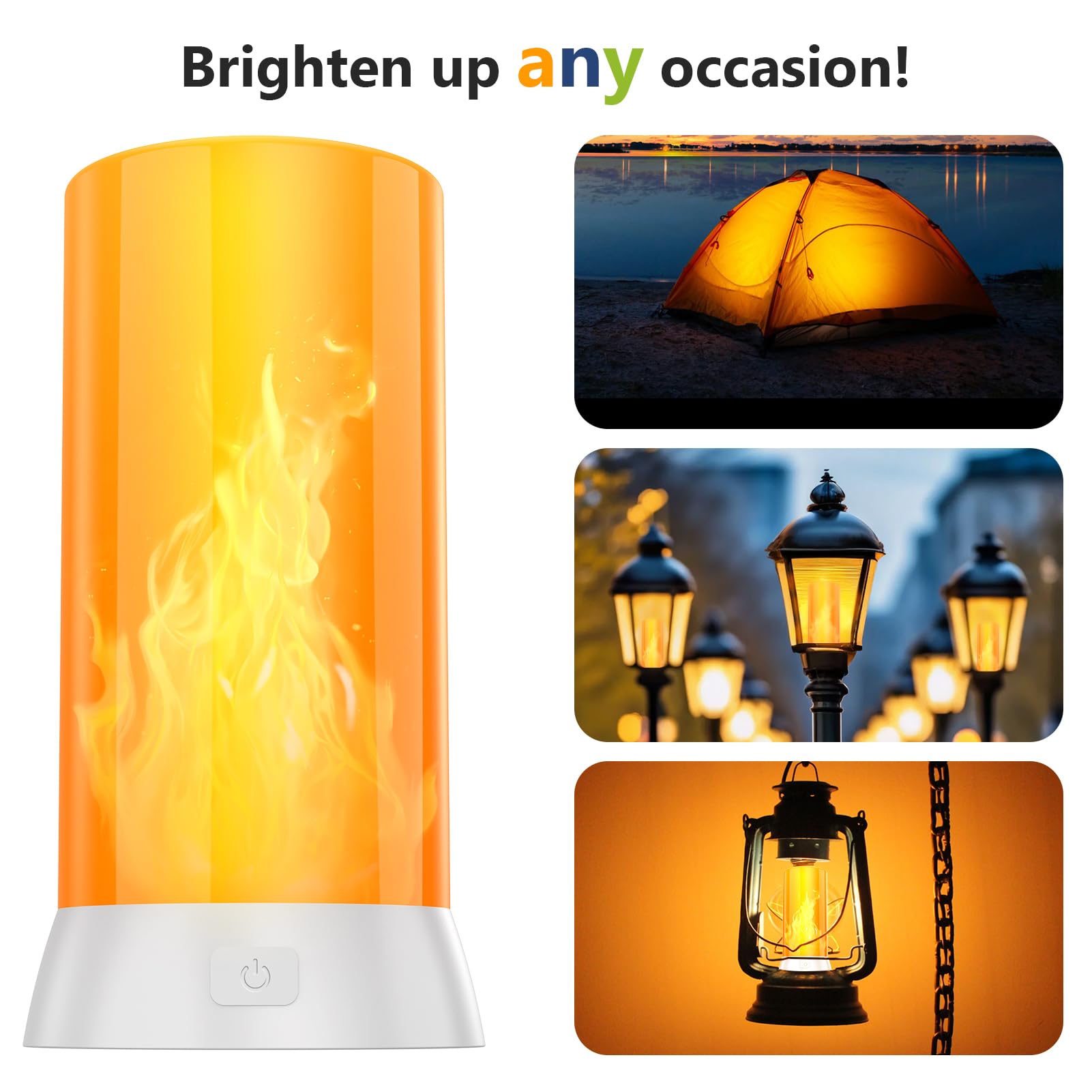 DI MORE LED flame light remote control for easy, on-demand mood lighting