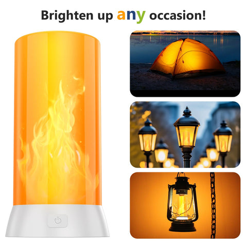 DI MORE LED flame light remote control for easy, on-demand mood lighting