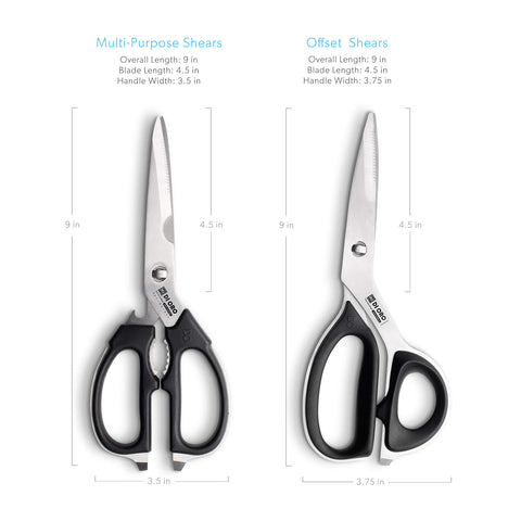 DI ORO Heavy Duty Kitchen Shears removable blades for easier cleaning.