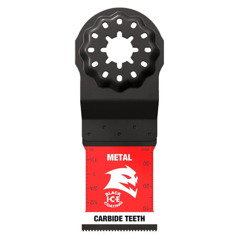 Diablo Amped Steel Demon Starlock blade in action delivering fast metal cuts.