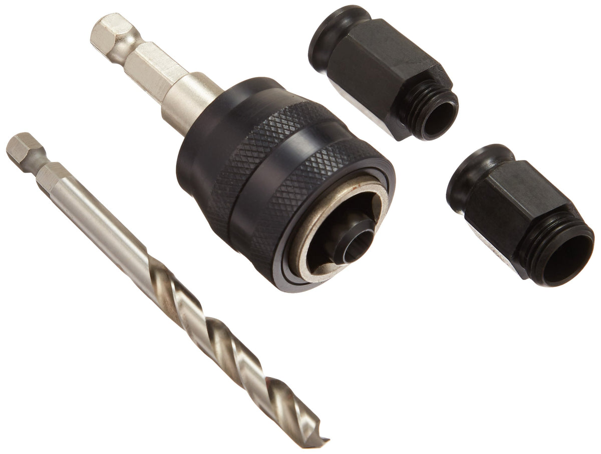 Diablo Arbor Hex 3/8in with pilot and two nuts for quick tool changes