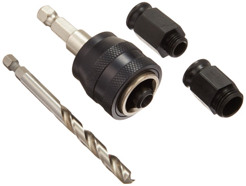 Diablo Arbor Hex 3/8in with pilot and two nuts for quick tool changes