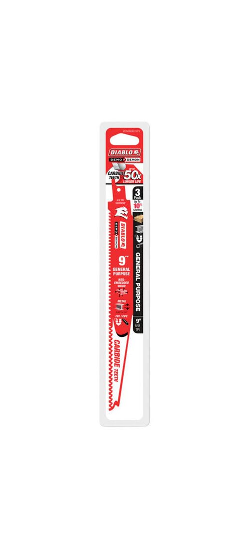 Diablo Demo Demon blade cutting wood with carbide teeth for general use