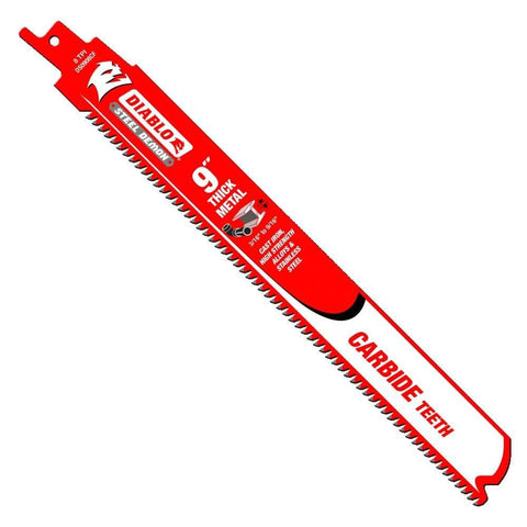 Perma-Shield coating visible on Diablo blade for heat resistance