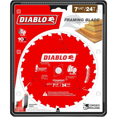Diablo anti-vibration stabilizer vents reduce chatter for smoother operation and higher precision.