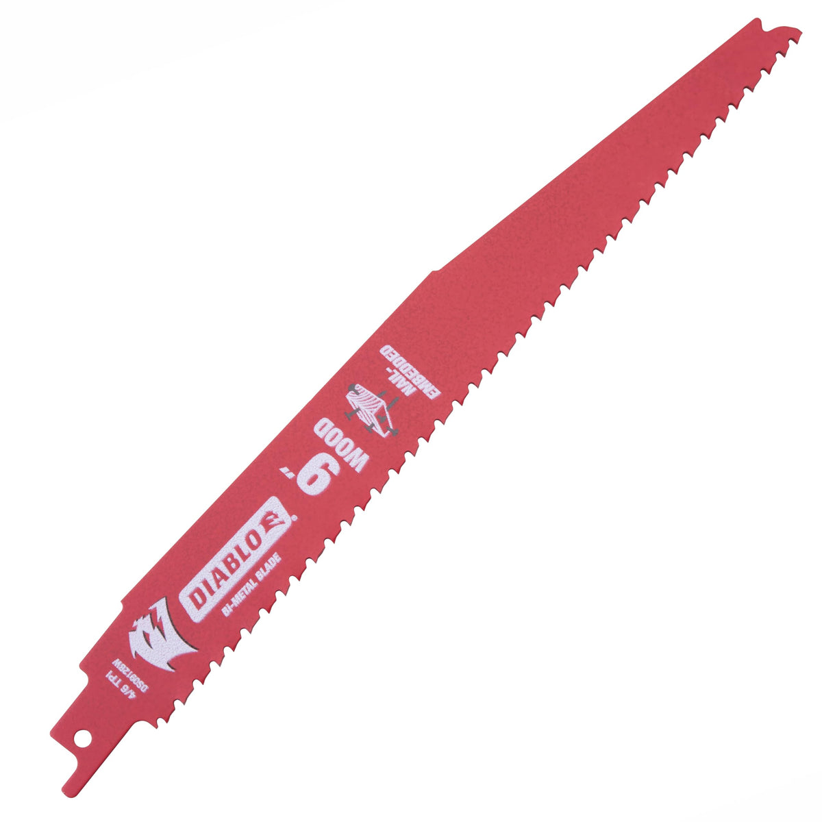 Diablo Freud DS0912BW25 Demo Demon 9-inch packaging highlights durable wood-cutting blades for pros.