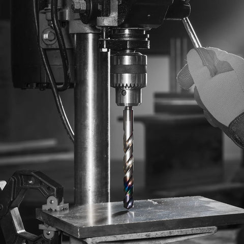 Diablo Metal Demon drills mild steel with smooth, accurate hole starts.