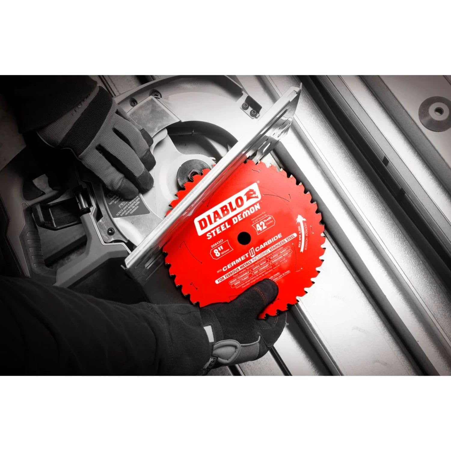 Diablo Steel Demon Cermet II with Perma-Shield coating resists rust in damp conditions.