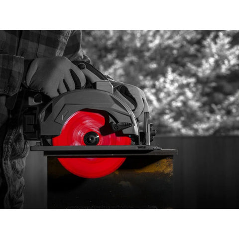 Laser-cut stabilizer vents on Diablo blade reduce vibration for quieter operation