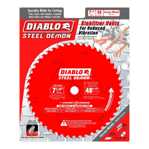 Diablo Steel Demon Cermet II Triple Chip Grind detail highlights cooler, burr-free cuts