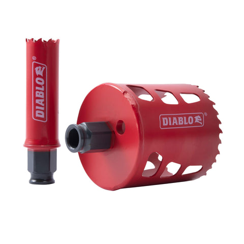 Diablo tool-free plug ejection speeds material removal with fewer interruptions.