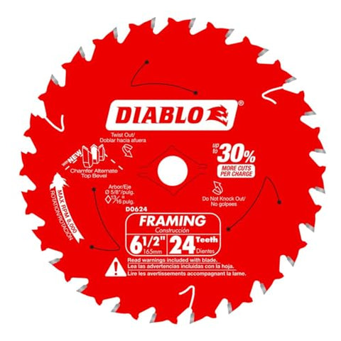 Diablo track saw blade kerf 1.8mm for straight, precise cuts on plywood