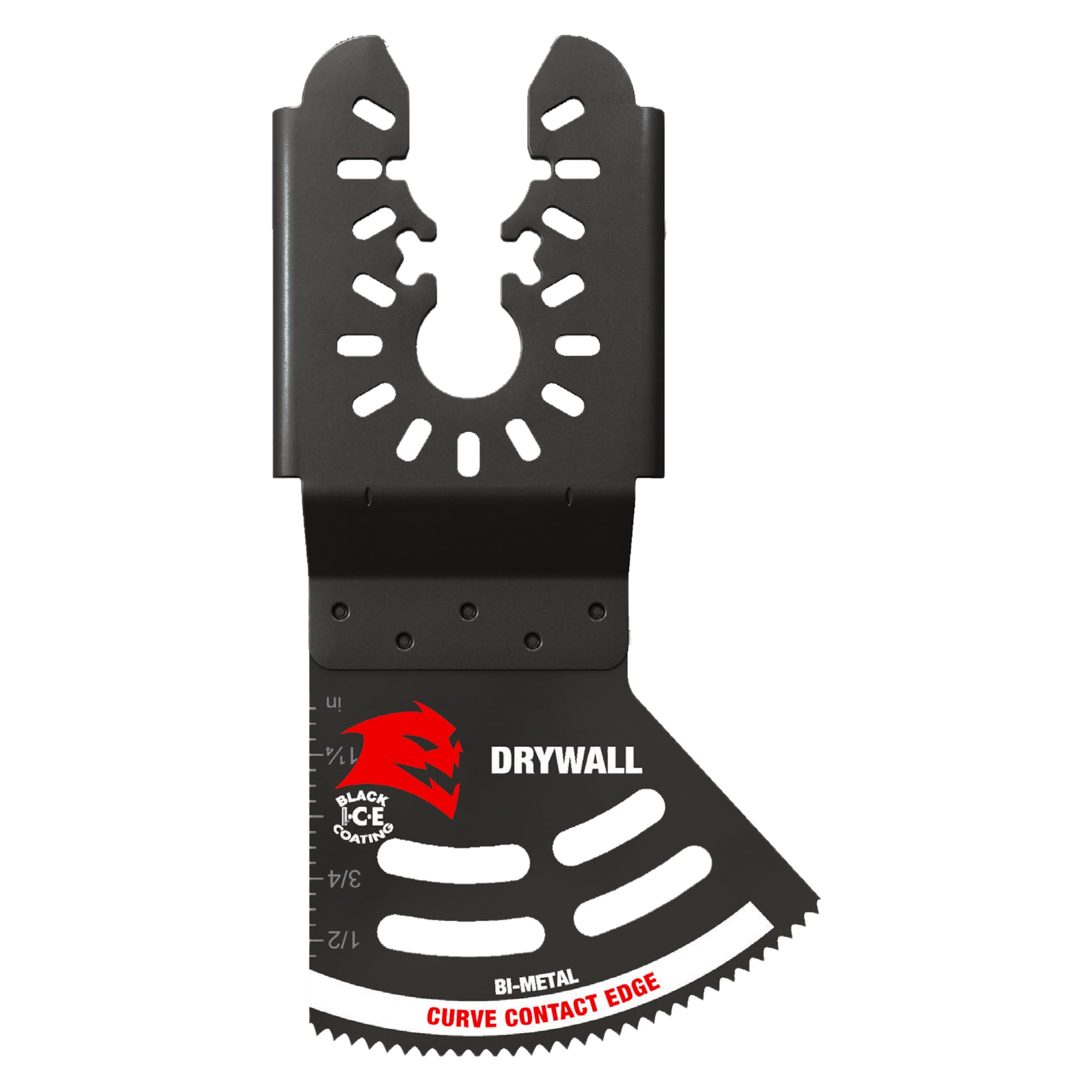 Diablo universal fit bi-metal blade for drywall cuts with 2-inch width, faster clean results