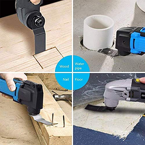 Diagtree blade set for plastic-cutting delivering clean edges and quick material removal