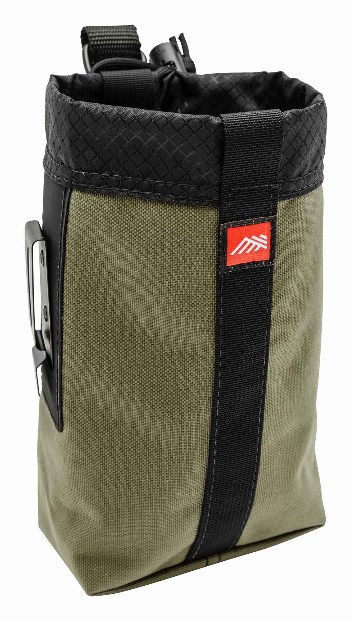 Diamondback DB Sax2 pouch clipped to a belt for quick access to tools.