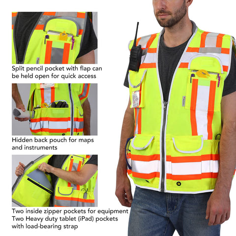 Dib Safety heavy-duty zipper and reinforced seams support daily tough use.