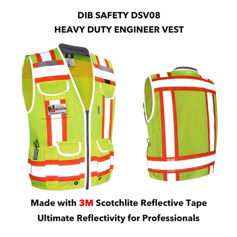 Dib Safety retractable ID pocket for quick access and secure IDs.