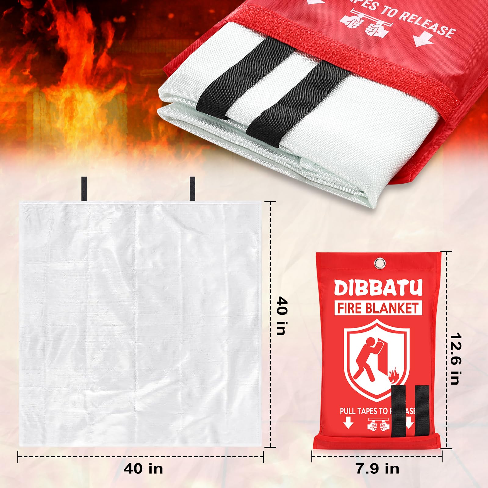 DIBBATU compact storage fits on counters or backpacks.
