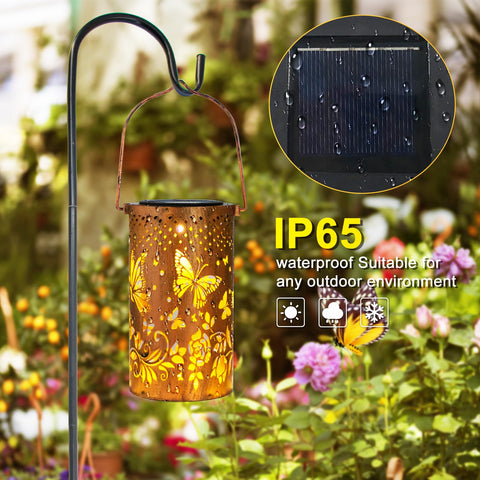 DIBIEECN butterfly pattern lantern creates charming night ambience