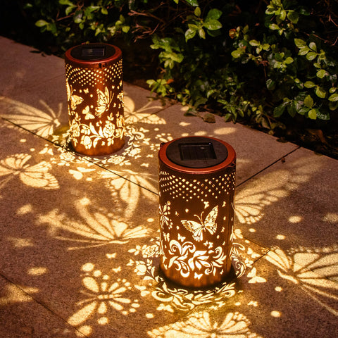 DIBIEECN Butterfly solar lantern gift idea for women mom grandma.