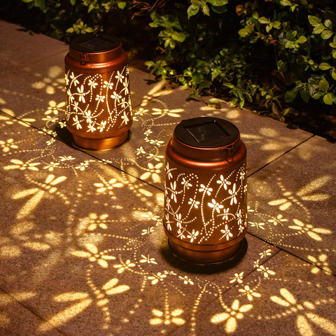 DIBIEECN dragonfly LED lantern for front porch lighting.