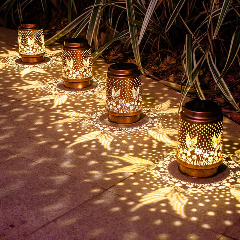 DIBIEECN hummingbird lantern close-up emphasizes durable metal craftsmanship.