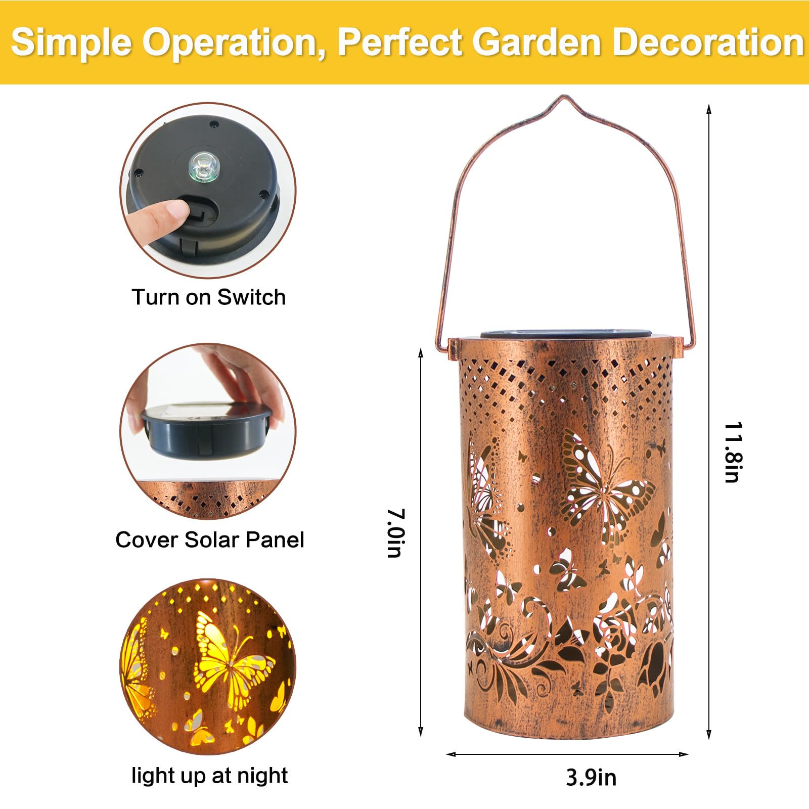 DIBIEECN outdoor decor light for patio and porch evenings
