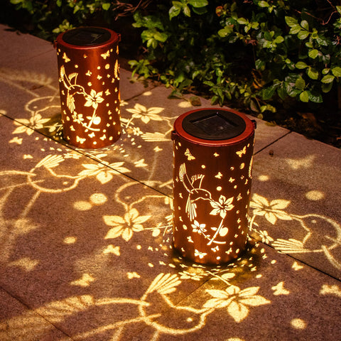 DIBIEECN hanging lantern patio-decor shows weatherproof charm for cozy evenings.