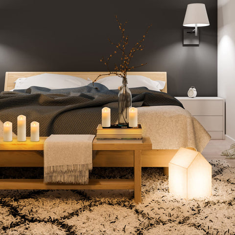 DiCandle remote-controlled timer candles simplify evening setups