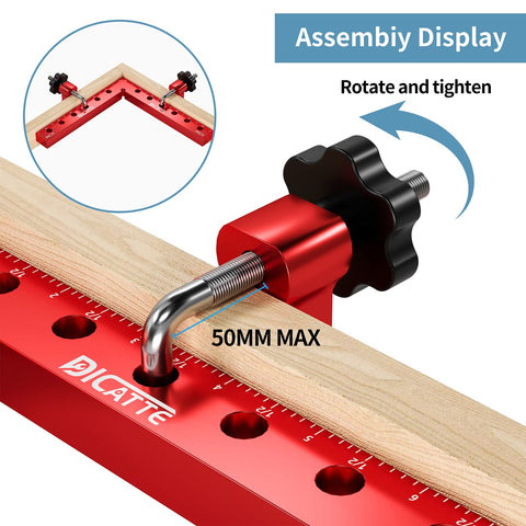 Dicatte clamp side with six holes delivers stronger clamping force