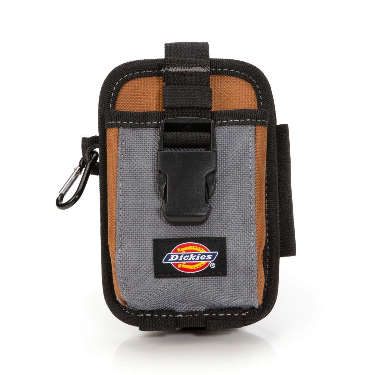 Dickies 2-Compartment Phone Pouch with belt clip, overall view.