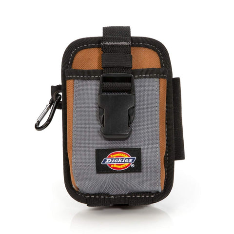Dickies 2-Compartment Phone Pouch with belt clip, overall view.