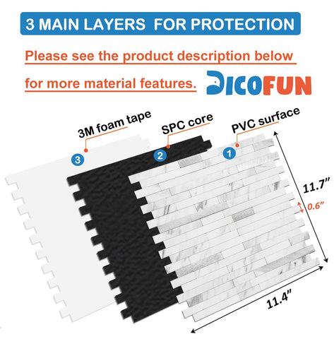 Dicofun durable stone-like texture withstands everyday use