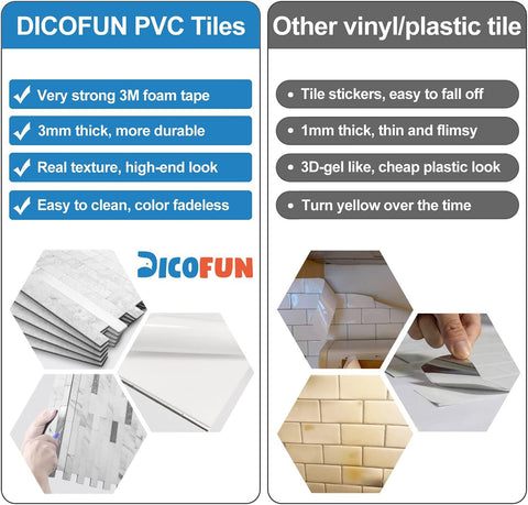 Dicofun PVC material is waterproof and heat-resistant